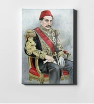 BK Gift Kişiye Özel Sultan Iı Abdülhamit Han Kanvas Tablo 50x70cm 6