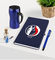 BK Gift Kişiye Özel Avukat Temalı Lacivert Defter Kalem ve Termos Mug Seti - 14 (Model 1)