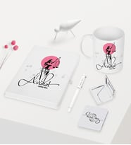 BK Gift Kişiye Özel Avukat Temalı Beyaz Defter Kalem Kupa Ayna Seti - 10 (Model 1)
