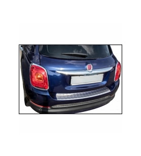 Fiat 500X Krom Arka Tampon Üzeri Koruma 2014 üzeri P.ÇELİK
