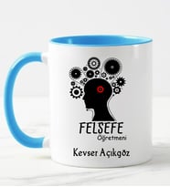 Felsefe Öğretmeni Kupa Bardağı Mavi