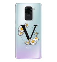 Papatya Harf Tasarım Süper Şeffaf Silikon Telefon Kılıfı Xiomai Redmi Note 9 V-H