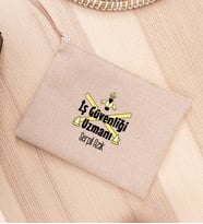 İş Güvenliği Uzmanı Keten Bez El Çantası