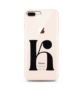 Iphone 8 Plus Harf Tasarımlı Telefon Kılıfı K-Harfi 