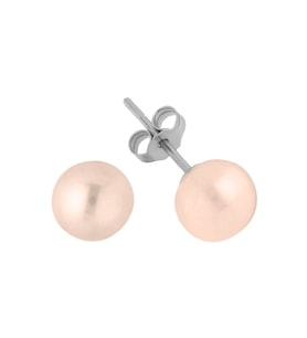 Sirius Modern Pembe İnci Küpe 0745E0002