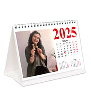 Kişiye Özel 2026 Masa Takvimi (Beyaz)