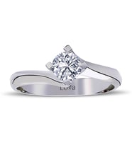 Lova F Renk 0,46 Karat Pırlanta Tektaş Yüzük - 1030097