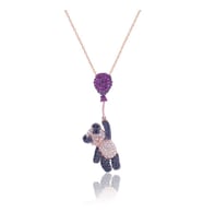 Söğütlü Silver panda balonlu kolye