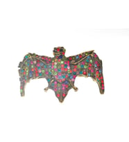 Hdmarketim Otantik Swarovski Taşlı Yarasa Kelepçe Metal Bileklik 5498