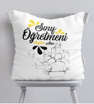 BK Gift Kişiye Özel Sınıf Öğretmeni  Yastık  1