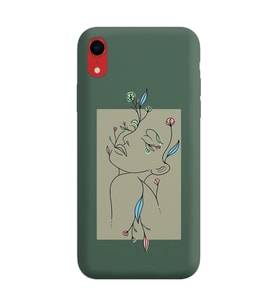 Koyu Yeşil Lansman Telefon Kılıfı Iphone XR