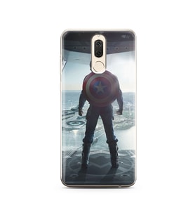 Kaptan Amerika Tasarım Süper Şeffaf Silikon Telefon Kılıfı Huawei Mate 10 Lite 