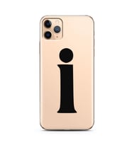 Iphone 11 Pro Max Harf Tasarımlı Telefon Kılıfı İ-Harfi 