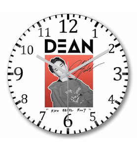 Dean Raw Rebel Root Duvar Saati Bombeli Gercek Cam