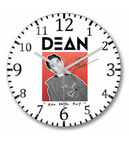 Dean Raw Rebel Root Duvar Saati Bombeli Gercek Cam