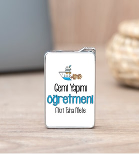 Gemi Yapımı Öğretmeni İsme Özel Çakmak