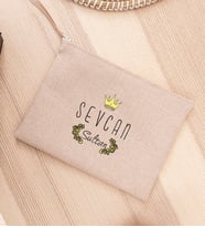 Evimizin SultanI Keten Bez El Çantası