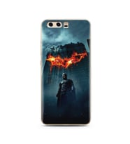Batman Tasarım Süper Şeffaf Silikon Telefon Kılıfı Huawei P10 