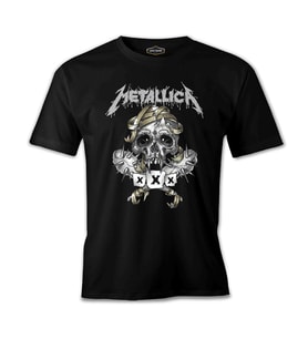 Metallica - X - X Siyah Erkek Tshirt