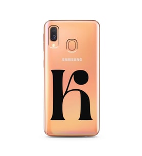 Samsung A40 Harf Tasarımlı Telefon Kılıfı K-Harfi 