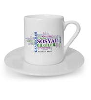 BK Gift Kişiye Özel Sosyal Bilgiler Öğretmeni Türk Kahvesi Fincanı  1