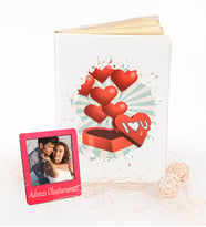 Kişiye Özel Çerçeve & Modern Kareli Defter (STD)