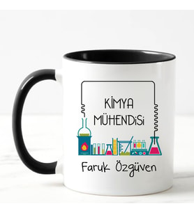 Kimya Mühendisi Kupa Bardağı Siyah