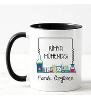 Kimya Mühendisi Kupa Bardağı Siyah