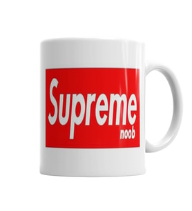 Supreme Noob Kupa Bardak Porselen
