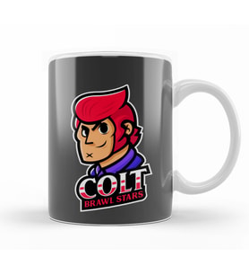 Brawl Stars  Colt Skin Kupa Bardak Porselen