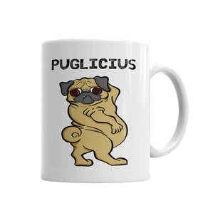 Puglicius Köpek Kupa Bardak Porselen