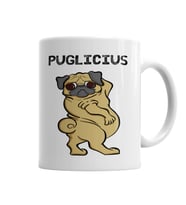 Puglicius Köpek Kupa Bardak Porselen