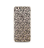Leopar Tasarımlı Süper Şeffaf Silikon Telefon Kılıfı Huawei P10    