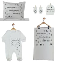 Pia Baby Gl 1950-02 İsme Özel Beşli Tulum Set