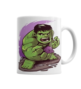 Hulk Chibi Kupa Bardak Porselen