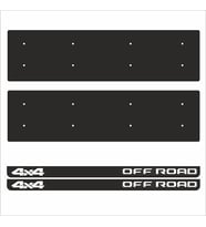 4x4 OffRoad Tamboy Pleksi Plakalık (2 Adet)