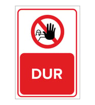 NEW JARGON - Dur Levhası - Sac Malzeme 25x35cm