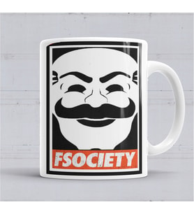 Fsociety Kupa Bardak Porselen