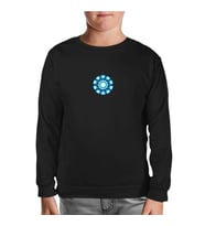 Arc Reactor 2 Siyah Çocuk Sweatshirt