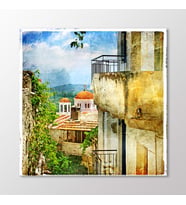 Arty Tablo Kubbe, Vintage Tablo (Karışık)