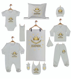 Pia Baby GL 1920 11 Parça İsme Özel Hastane Çıkışı