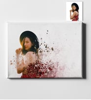 BK Gift Kişiye Özel Dağılma Tasarımlı Kanvas Tablo 50x70cm 2