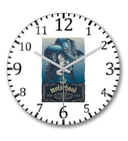 Motörhead Duvar Saati Bombeli Gercek Cam