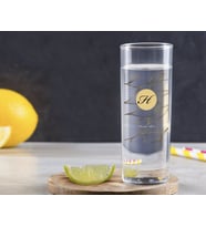 BK Gift Kişiye Özel Renkli Baskılı Baş Harf İsim Tasarımlı Vodka Bardağı-3 (Beyaz)