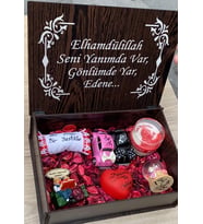 AHŞAP SİYAH KALİTELİ HEDİYELİK SET
