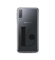 Samsung A7 (2018) Harf Tasarımlı Telefon Kılıfı L-Harfi 