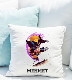 MArvel X-Man Yastığı Kişiye Özel