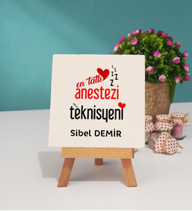 En Tatlı Anestezi Teknisyeni Hediye Dekoratif Taş Baskı