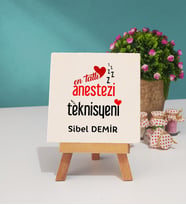 En Tatlı Anestezi Teknisyeni Hediye Dekoratif Taş Baskı