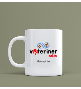 Veterinerler  İçin Kupa Bardak Kişiye Özel Hediye S86